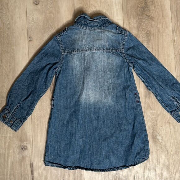 Girls Jean Dress Size XS 4/5 - Picture 3 of 3